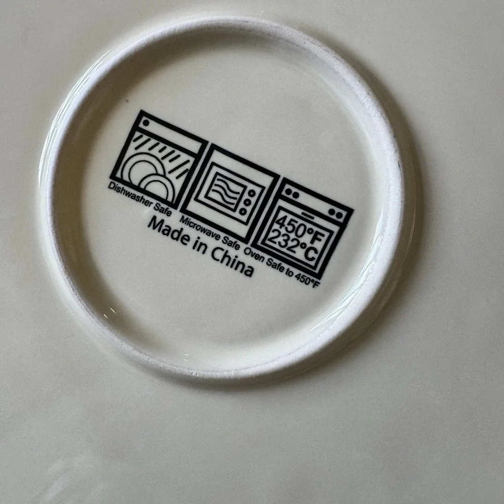 Pie Plate * Cobalt Blue/white* 10